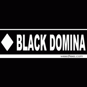 black domina sticker